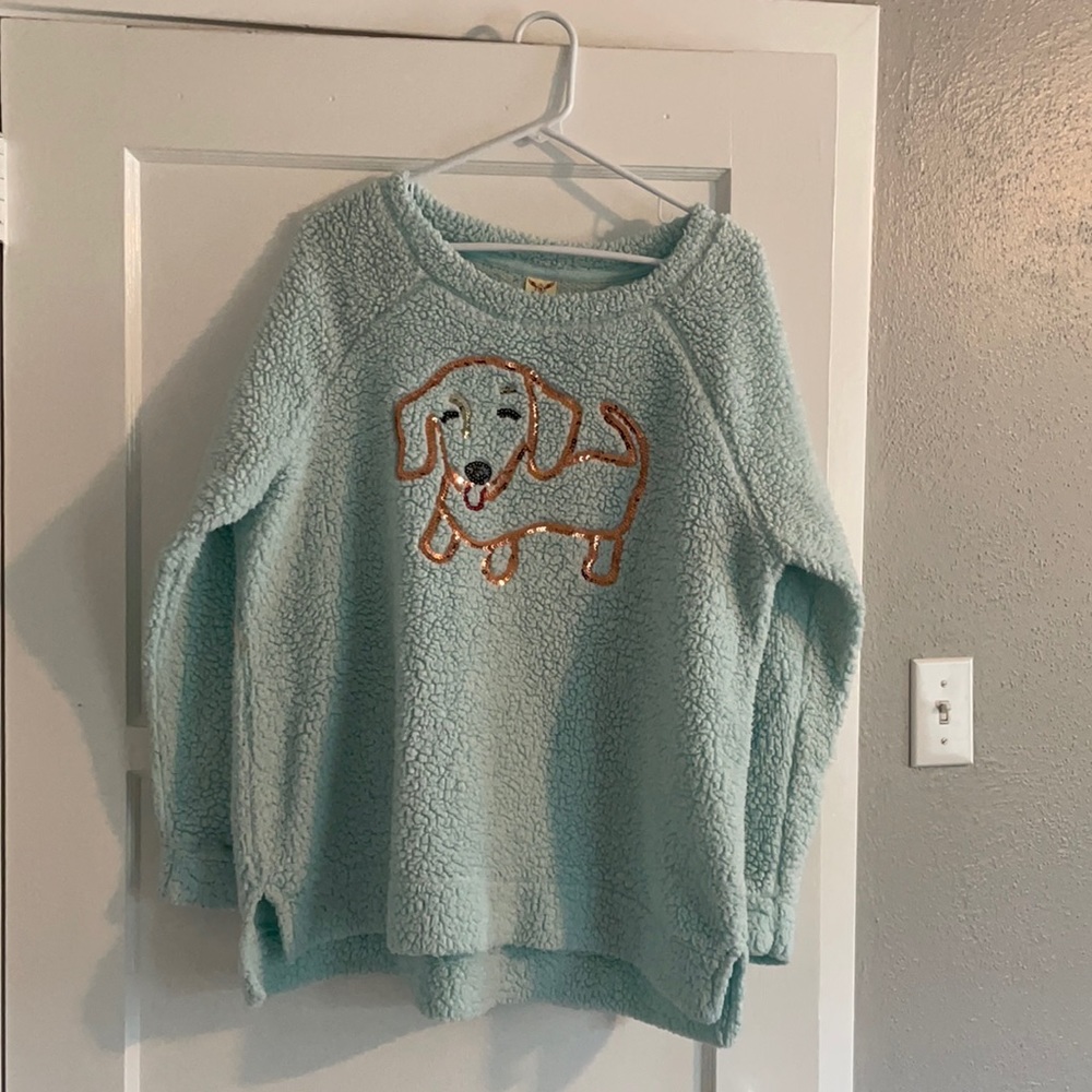 Fluffy Dachshund Crewneck Sweater